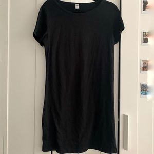 Black T-shirt dress
